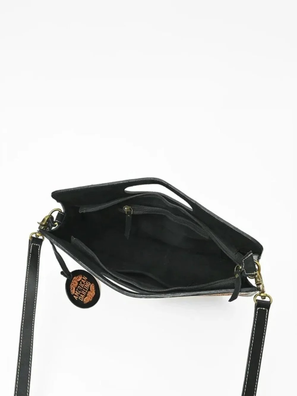 American Darling Western Sugar Skull Satchel - Picture 6 of 7